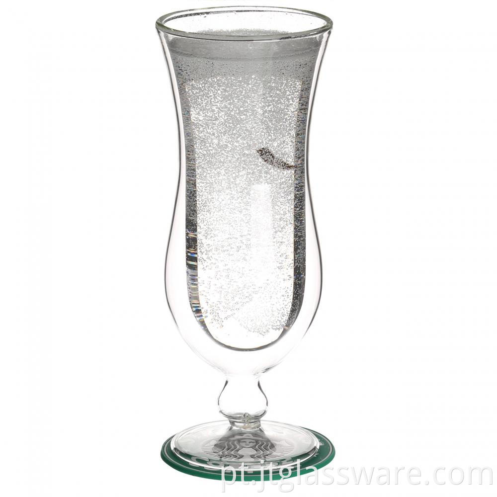 Double Glass Beer Cup